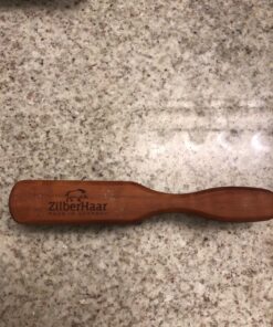 Beard Brush by ZilberHaar - Stiff Boar Bristles - Beard Grooming Brush for Men - Straightens and Promotes beard growth - Works with Beard Oil and Balm to Soften Beard – For beard kits - 6 inches long Brown 6 Inch (Pack of 1) 49 81y0VqiUGWL