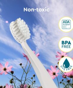 RADIUS Children's Toothbrush Pure Brush Ultra Soft BPA Free ADA Accepted Designed for Delicate Teeth for Kids 6 Months and Up - Clear - Pack of 3 1 Count (Pack of 3) 17 81y0f4o ML