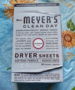 Mrs. Meyer's Clean Day Dryer Sheets, Lavender, 80 ct 37 81y1TU tbeL