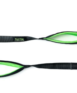 Mighty Paw Dual Handle Dog Leash - Reflective Lead with Two Handles - Dual Dog Leash Long - 2 Handle Dog Lead - Dog Leash with Traffic Loop Dog Leash 6 Foot (Grey/Green) Grey/Green 25 81y24dc3wuL