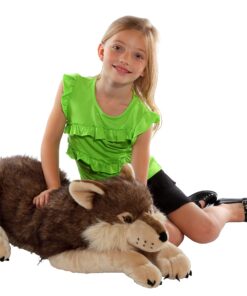 Wild Republic Jumbo Wolf Plush, Giant Stuffed Animal, Plush Toy, Gifts for Kids, 30 Inches Single 32 81y2C Er4ZL