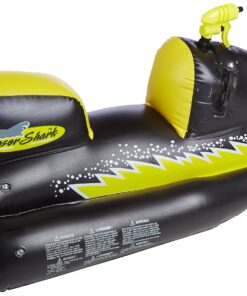 Swimline Lasershark Wet-Ski Squirter Black/Yellow, 51"/26"/25" Wet-Ski Pool Squirter (Yellow) 6 81y2qsIvyNL