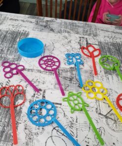 Super Fun Bubble Wand Assortment (1 Dozen) Summer Fun, Children's Bubble Supplies, Arts & Crafts 1 7 81y2rUCqVL