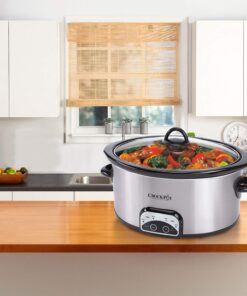 Crock-Pot 4-Quart Smart-Pot Programmable Slow Cooker, Silver 10 81y3BD5Y7HL