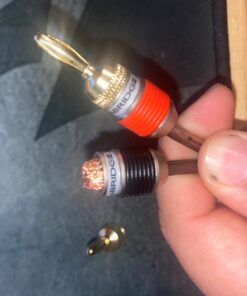 Mediabridge™ Banana Plugs - Corrosion-Resistant 24K Gold-Plated Connectors - 12 Pair/24 Banana Plugs (Part# SPC-BP2-12) 55 81y3RNTysOL