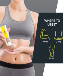 Hot Shapers Slimming Gel –Sweat Cream for Firming and Workout Muscle Recovery – Skin Tightening Lotion for the Body and Tummy Tuck 4 Ounce (Pack of 1) 15 81y4 dvtQL