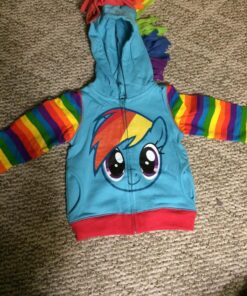 My Little Pony Girls' Little Rainbow Dash Blue Multi 4T 29 81y471axRPL