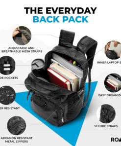 Roam 25L Hiking Daypack - Ultra Lightweight Packable Backpack - Durable, Water Resistant Folding Backpack for Travel, Camping Mango Orange 30 81y4CfIVozS