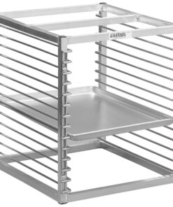 Channel Manufacturing RIW-13S 13 Pan Stainless Steel End Load 25" x 20 1/2" x 23" Sheet / Bun Pan Rack for Reach-Ins - Assembled