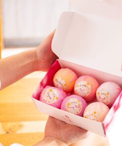 Alternative view of Bath Bombs - 6 Organic Essential Oil Bath Bomb Gift Set Handmade Spa Fizzies Bath Bomb, Natural Bath Bombs With Cocoa & Shea Butter, Moisturizes Dry Skin Premium Nature