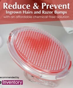 Dylonic Exfoliating Brush & Ingrown Hair Treatment for Bikini Area-Razor Bump Treatment for Bikini Area, Eliminate Shaving Irritation for Face, Armpit, Legs, Neck, Bikini Line-Skin Exfoliator Solution 1pk Orange 27 81y6IbXOVzL