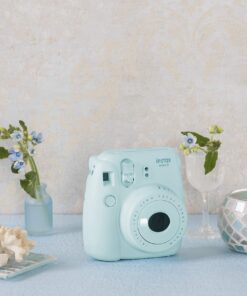Fujifilm Instax Mini 9 Instant Camera - Ice Blue, 2.7x4.7x4.6 (Instax Mini 9 - Ice Blue) Base 32 81y6xGvF7sL