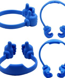 Honsky Universal Flexible Thumb Smartphone Stand Holder - Blue 13 81y7jbOKYFL