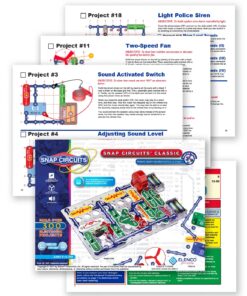Snap Circuits Classic SC-300 Electronics Exploration Kit | Over 300 Projects | Full Color Manual Parts | STEM Educational Toy for Kids 8+ 2.3 x 13.6 x 19.3 inches 28 81y7jkYd2BL