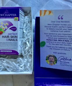 New Chapter Biotin Supplement, Vegan Hair Skin and Nails Vitamins with Fermented Biotin + Astaxanthin - 60 Count 32 81y86fs1UML