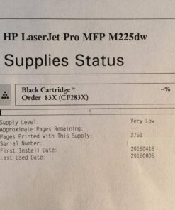 HP 83X Black High-yield Toner Cartridge | Works with HP LaserJet Pro M201, HP LaserJet Pro MFP M225 Series | CF283X 21 81y86tNIxKL