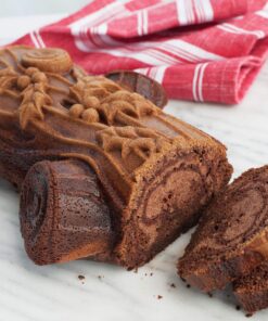 Nordic Ware Yule Log Pan, One Size, Silver 23 81y8dwoYQpL