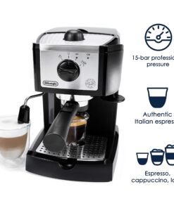 Alternative view of DeLonghi EC155 15 Bar Espresso and Cappuccino Machine, Black