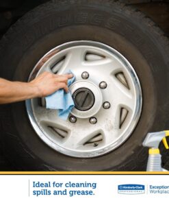 Scott Kimberly-Clark 75190 Scott Shop Towels, 9" x-12", Blue (1 Box of 200) 9 81yAKlh1HpL