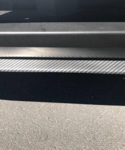 Front Lip ,HengJia Auto Parts 2.5m/8.2ft Car carbon fiber front lip,Front Bumper Lip ,Carbon Lip ,Side Skirt, front lip spoiler 100% waterproof protection(Carbon black) 45 81yAwE37UUL