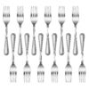 New Star Foodservice 58468 Bead Pattern 18/0 Stainless Steel, Dinner Fork 7.7-Inch Set of 12 Bead Pattern - Dinner Fork (12-Pack)