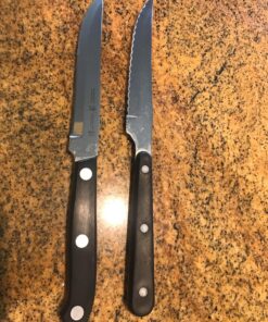 HENCKELS Prime Razor-Sharp Steak Knife Set of 4, German Engineered Informed by 100+ Years of Mastery,Black 32 81yBuFYXZXL