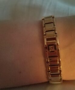 Anne Klein Women's Genuine Diamond Dial Bangle Watch White/Rose Gold 23 81yFb8ccYPL