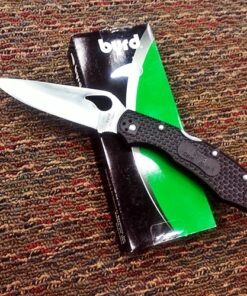 Spyderco Byrd Lightweight Knife with Stainless Steel Blade and High Performance FRN Handle One Size Cara Cara 2 - Black 52 81yFhOUinrL