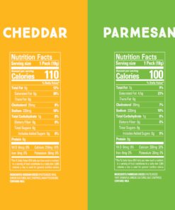 Whisps Cheese Crisps Parmesan & Cheddar Cheese | Healthy Snacks | Keto Snack, Gluten Free, High Protein, Low Carb (0.63Oz, 12 Packs) Parmesan, Cheddar 8 81yG iw3LL