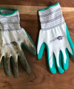 G & F 1852-3 Women Soft Jersey Garden Gloves, Women Work Gloves, 3-Pairs Green/Red/Blue per Pack 39 81yGLW4Y7xL 2