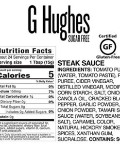 G Hughes Sugar Free, Steak Sauce - Gluten Free Steak Sauces, Keto Steak Sauce, Sugar Free Steak Sauce, Sugar Free BBQ Sauces, Keto BBQ Sauces, Gluten Free BBQ Sauces, No Preservatives - 13 Oz (3-Pack) 6 81yHJ5syNL