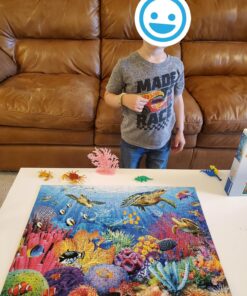 Ravensburger Tropical Waters 500 Piece Jigsaw Puzzle for Adults - 14661 - Every Piece is Unique, Softclick Technology Means Pieces Fit Together Perfectly 21 81yIGUGWEPL