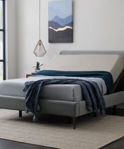 Lucid L600 Adjustable Bed Base Frame - Queen Size - Zero Gravity - Bluetooth - Companion App - Head and Foot Incline - Interactive Dual Massage - Under Bed Lighting - Wireless Remote - Dual USB Ports Adjustable Base Only 18 81yIn Z7KOL