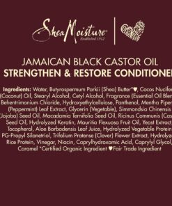Shea Moisture Leave in Conditioner with Jamaican Black Castor Oil for Hair Growth, Strengthen & Restore, Vitamin E, Curly Hair Products Safe for use on Hair Color, 15 Oz 15 Fl Oz (Pack of 1) 34 81yJRAMcMjL