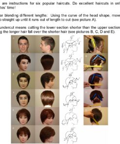 CombPal Scissor Clipper Over Comb Hair Cutting Tool - Barber Hair cutting kit - DIY Home Hair cutting Guide Comb Set (Classic Set, Yellow) 1 Count (Pack of 1) 23 81yKh8v0oJL