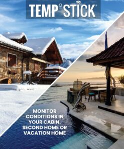 Temp Stick Remote WiFi Temperature & Humidity Sensor. No Subscription. 24/7 Monitor, Unlimited Text, App & Email Alerts. Free Apps, Made in America. Use with Alexa, IFTTT. Monitor Anywhere, Anytime. Black 27 81yMQovAIL
