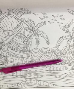 Adult Coloring Book: Island Dreams: Vacation, Summer and Beach: Dream and Relax with Gorgeous Illustrations Paperback, Large Print 34 81yNmQmFLL