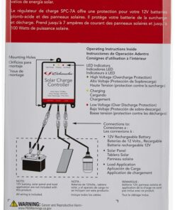 Alternative view of Schumacher SPC-7A Solar Charge Controller 12V - For Lead-Acid Batteries and Solar Panels , Black 12V Solar Charge Controller