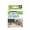 DYMO Standard D1 43613 Labels for LabelManager Label Makers, 1/4" W x 23' L, Black Print on White Tape, Self-Adhesive, 1 Cartridge 1/4" Black on White