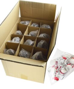 Cherry Blossom Hardware Easy Cap Beer Bottles - Kombucha Bottles - 16 oz. - Clear flip top 12 pack - EZ Cap - Original Bottles (12, Clear Mason Jar Bottles) 9 81yOWTsovGL