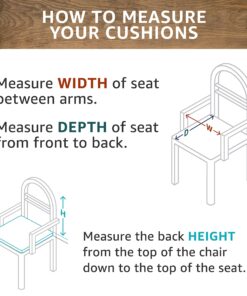 Quality Outdoor Living 29-BG23SB All-Weather Patio Chair Deep Seat and Back Cushion, 23x26, Beige 20 81yQAy5OLL