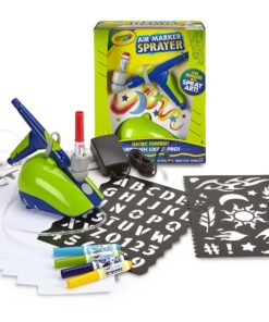 Alternative view of Crayola Air Marker Sprayer Airbrush Kit, Gift for Kids Age 8, 9, 10