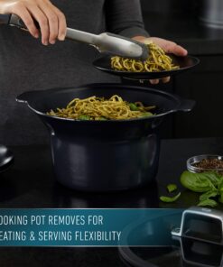 Calphalon Slow Cooker with Digital Timer and Programmable Controls, 5.3 Quarts, Stainless Steel 35 81yTOq6KXrL