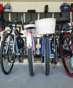 Hromee Bike Floor Parking 1-6 Rack Adjustable Bicycle Storage Organizer Stand for Garage, Silver 43 81yTR6hUwzL