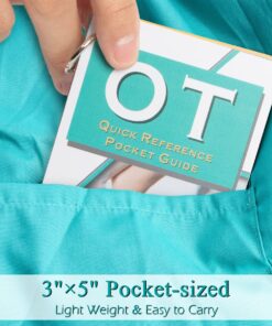 Occupational Therapy Reference Pocket Guide - Must Have OT Resource, 32 Pages OT Quick Tips for OT Student Occupational Therapist Gifts, 17 Cards Perfect Pocket Sized 3"×5" - General Adult Rehab Set 16 81yTRfSOtNL