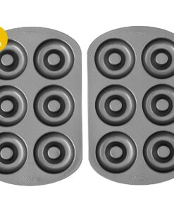 Alternative view of Wilton Non-Stick 6-Cavity Donut Baking Pans, 2-Count Gray Donut Pans