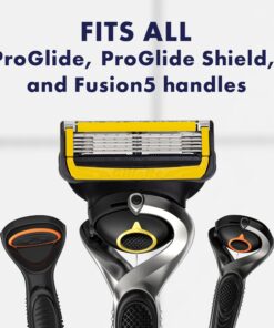 Gillette ProGlide Shield Razor Refills for Men, 4 Blade Refills 4 Count (Pack of 1) 20 81yTxiTIj L