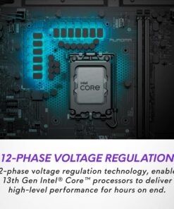 Alternative view of Alienware Aurora R16 Gaming Desktop - Intel Core i9-13900F, 32GB DDR5 RAM, 1TB SSD + 1TB HDD, NVIDIA GeForce RTX 4070 12GB GDDR6X Graphics, Windows 11 Home, 1 Year Premium Support - Basalt Black