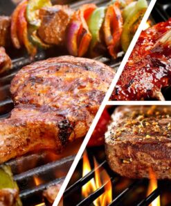 Hongso 18 1/4 Inch Porcelain Coated Cast Iron Grill Grate Cooking Grid Replacement for Charbroil 463268008, 80005665, CG-65P-CI, Thermos, Uniflame, Master Forge Gas Grill, g515-00b5-w1, PCF652 13 81yVvUx85JL