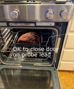 ThermoPro TP16S Digital LCD Meat Thermometer for Cooking and Grilling, BBQ Food Thermometer with Backlight and Kitchen Timer, Grill Temperature Probe Thermometer for Smoker, Barbecue, Oven, Cookware Light Silver 57 81yWZhiz7lL